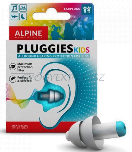 Alpine Pluggies Kids-Hallásvédő füldugó gyerekeknek