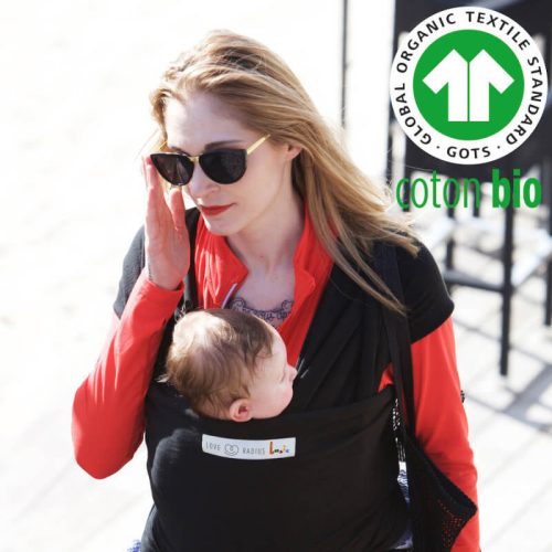 Love Radius BASIC rugalmas kendő-Fekete