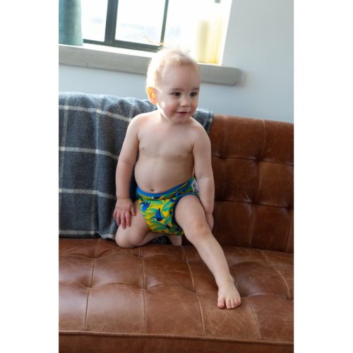 Papagájos Pop-In V2 mosható pelenka bambusz belsővel patentos