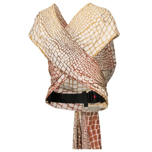 Hop tye Advanced babahordozó-Darwin creme