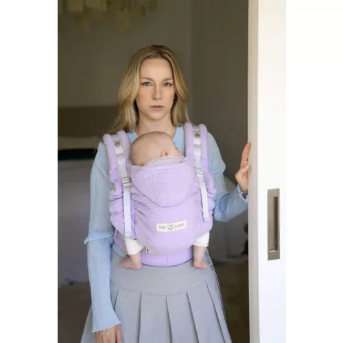 LoveRadius Hoodie 2 csatos babahordozó - Lilac