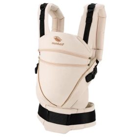   Manduca® XT biopamut csatos babahordozó - Denimpowder-toffee