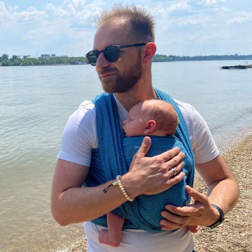 Liliputi szövött kendő Ocean Breeze 460 cm