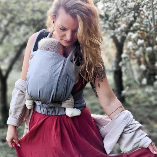 Hoppediz Bondolino babahordozó b.pure All grey