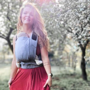 Hoppediz Bondolino babahordozó b.pure All grey